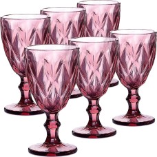 LORAINE 60433 Набор бокалов 340 мл 6 шт розовый LR (х4)
