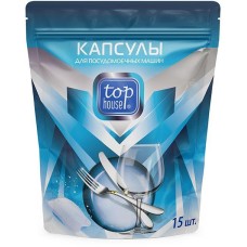 TOP HOUSE Капсулы для посудомоечных машин, 15 шт
