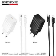 BOROFONE (6941991122712) BAS73Aia 1Type-C 3.0A PD20W Black BOROFONE (6941991122712) BAS73Aia 1Type-C 3.0A PD20W Black