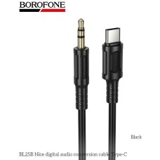 BOROFONE (6941991124778) BL25B AUX 3.5mm Type-C , 1.0м Black BOROFONE (6941991124778) BL25B AUX 3.5mm Type-C , 1.0м Black