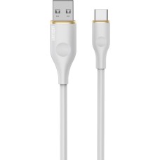 AKSBERRY (6900327530010) X162 Liquid silicone USB A -Type-C, белый