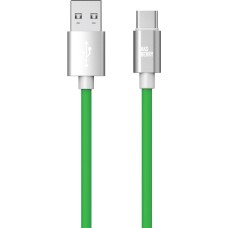 AKSBERRY (6900327650015) X165 Liquid silicone USB A -Type-C, зеленый