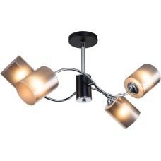 ESCADA 661/4PL E27*60W Black/Chrome