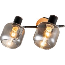 ESCADA 10177/2A E14*40W Black/Chrome/Wood