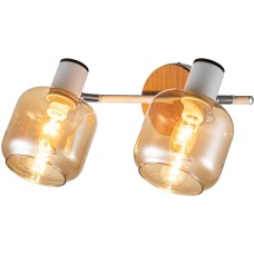 ESCADA 10177/2A E14*40W White/Chrome/Wood