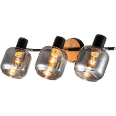 ESCADA 10177/3A E14*40W Black/Chrome/Wood