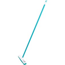 PALISAD HOME Щетка пластмассовая для чистки ковров, 27 cм, c черенком, 120 см, бирюзовая щетина, Home Palisad 935505