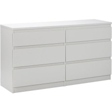 ГУД ЛАКК 2.03.02.080.1 КАСТОР комод 6 ящиков RU белый (2 пак.)