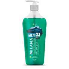 GRASS 125782 Milana MEN Могучий Килиманджаро с маслом лемонграсса (750мл)