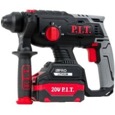P.I.T. Перфоратор SDS-Plus аккум. бесщеточный PBH20H-22B/2 (20В, 1,8Дж, 3реж, Ø22мм, 2акб, ЗУ, кейс)