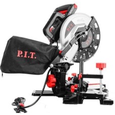 P.I.T. Пила торцовочная электрич. PMS210-C (1400Вт, Ø210мм, 3900об., влево 45°, пропил 115мм, лазер)