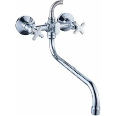 АНТЕЙ 247350-ANT Кристи Смеситель д/ванны с 2-мя рукоятками S-35см, с перекл. душа