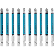 GROSS Бита PZ2х90мм, сталь S2, кругл.,10 шт. 112001 GROSS Бита PZ2х90мм, сталь S2, кругл.,10 шт. 112001