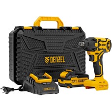 DENZEL Гайковерт ударный аккумуляторный бесщет. CIWH-BL-20-350, Li-Ion, 20 В//