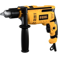 DENZEL Дрель ударная IDD-750, 750 Вт, 0-3000 об/мин, 48000 уд/мин//