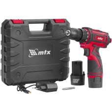 MTX Дрель-шуруповерт аккумуляторная CDS-12, Li-Ion, 12 В//