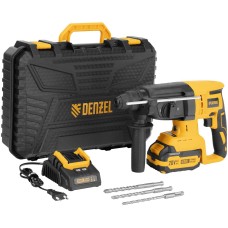 DENZEL Перфоратор аккумуляторный бесщет. RHH-BL-20-28, 3 Дж, Li-Ion, 20 В//