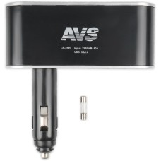 AVS Разветвитель прикуривателя 12/24 (на 3 выхода+USB) CS312U