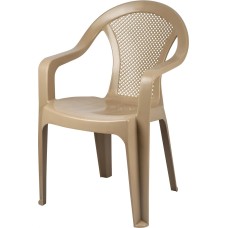 DECORONA DC628120047 DeVeranda садовое 540x535x785 мм, круглая сетчатая спинка, сливочный латте