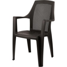 DECORONA DC628920011 DeVeranda садовое 580x625x880 мм, квадратная сетчатая спинка, теплый орех