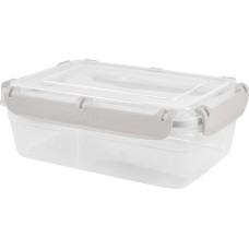 PLAST TEAM PT104310024 БЕРГЕН герметичный с защелками 0,8л пепельный жемчуг