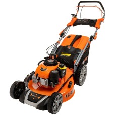 MAXPILER Газонокосилка бензиновая MLM-51SE (5,5л.с, эл.старт, самоходная, Ø510мм, выс.30-80мм, 70л)