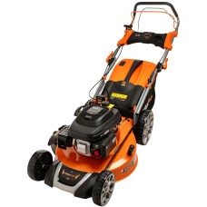 MAXPILER Газонокосилка бензиновая MLM-56SE (6,5л.с, эл.старт, самоходная, Ø560мм, выс.30-80мм, 70л)