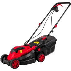 P.I.T. Газонокосилка электрич. PLM 32-C (1200Вт, 3600об/мин, Ø320мм, выс. 20/35/50мм, травосб. 30л)