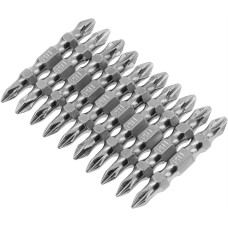 GROSS Бита двухсторонняя, PH2-PH1 х 45 мм, сталь S2, 10 шт. 11211