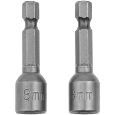 MATRIX Биты с торцевыми головками 8x45 мм, 2 шт.//