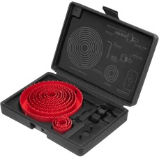 MATRIX Набор кольцевых пил по дереву, 19-127 мм, 12 предм.//