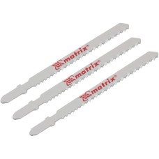 MATRIX Полотна для электролобзика по дереву, 3 шт., 75 х 2,5мм, HCS, EU- хвостовик//