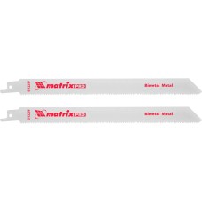 MATRIX Полотна по металлу для сабельной пилы S1122EF 200 / 1,4 мм, Bimetal, 2 шт., PRO//