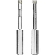 MATRIX Сверло алмазное по керамограниту, 6 х 67 мм, 3-гранный хвостовик 2 шт.//