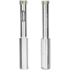 MATRIX Сверло алмазное по керамограниту, 8 х 67 мм, 3-гранный хвостовик 2 шт.//