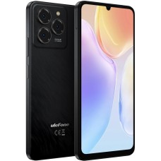 ULEFONE Смартфон Note 20 Pro Euroasia 4+128 Satin Black/6.75”HD+/90Hz/UnisocT606/And14/50+2+Depth/8MP/6000mAh