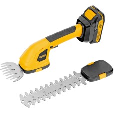 DENZEL Ножницы-кусторез аккумуляторные GS-20, Li-Ion, 20 В //