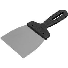 СИБРТЕХ Шпательная лопатка из нержавеющей стали, 100 мм, пластмассовая ручка 85435