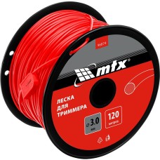 MTX Леска для триммера круглая 3,0 мм х 120 м, на катушке 96874