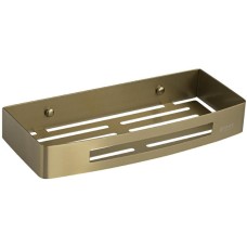 BRIMIX 5655-MG Полочка литая, прямоугольная, одинарная, из нержавеющей стали, цвет МАТОВОЕ ЗОЛОТО