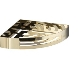 BRIMIX 5657-G Полочка литая, угловая, одинарная, из нержавеющей стали, цвет ЗОЛОТО