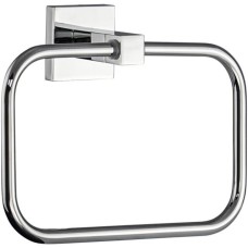 GFMARK 84147 Держатель для полотенца кольцо, прямоугольный, на квадратном основании, цвет ХРОМ