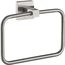 GFMARK 87147 Держатель полотенца кольцо, из нержавеющей стали, с квадратным основание, цвет САТИН
