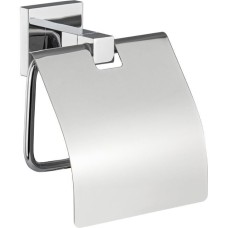 GFMARK 84003 Держатель туалетной бумаги с экраном, на квадратном основании, цвет ХРОМ