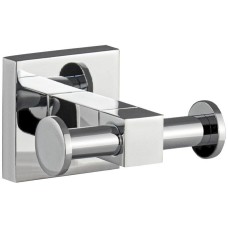 GFMARK 84115 Крючок двойной, на квадратном основании, цвет ХРОМ