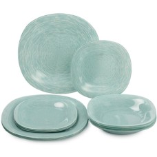 LUMINARC Набор столовый НЕО КАРИНА БРАШМАНИЯ ТЮРКУАЗ 12пр V6064