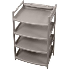HOMVER Рамбай для обуви 4 полки, 505х410х805мм (серый) 221307335/04
