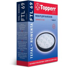 TOPPERR FTL 69 Губчатый фильтр для пылесосов Tefal TW69.., TW72..Rowenta RO69.., RO72.. (RS-22300003