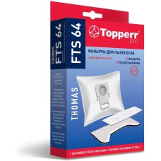 TOPPERR FTS 64 Комплект фильтров для пылесосов Thomas Hygiene-Box TOPPERR FTS 64 Комплект фильтров для пылесосов Thomas Hygiene-Box