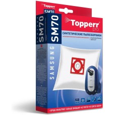 TOPPERR SM 70 Пылесборник синтетический для пылесоса Samsung (Тип VP-77), 4 шт.в ед. (R) TOPPERR SM 70 Пылесборник синтетический для пылесоса Samsung (Тип VP-77), 4 шт.в ед. (R)